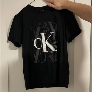 Calvin Klein Black Tee with Iconic Logo